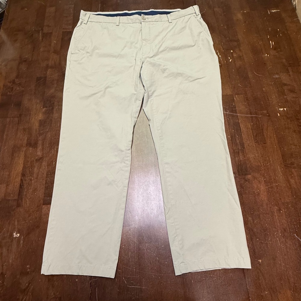 Vineyard Vines On-The-Go Pant Men 44x30 Khaki Performance Stretch Chino